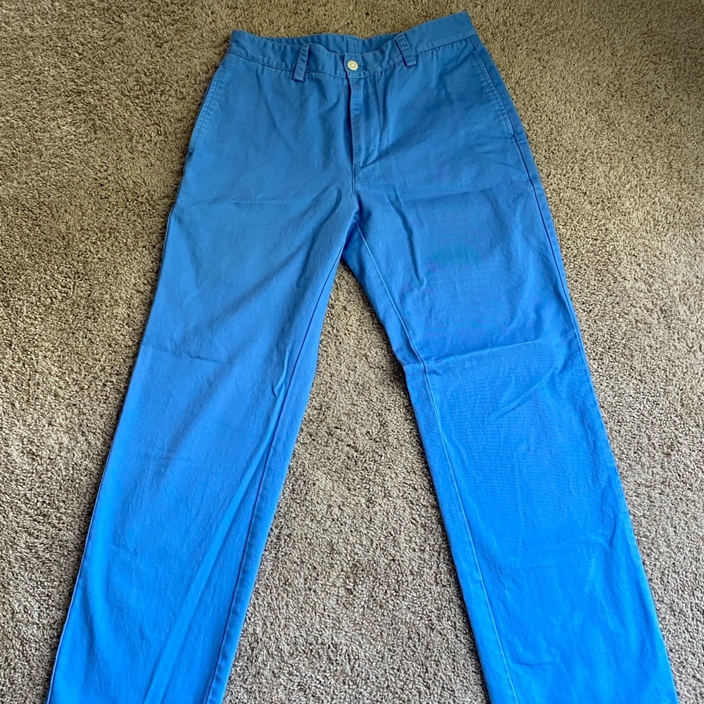 Light Blue VV Club Pants — 28” inseam 30” waist size L — 100% Cotton Twill